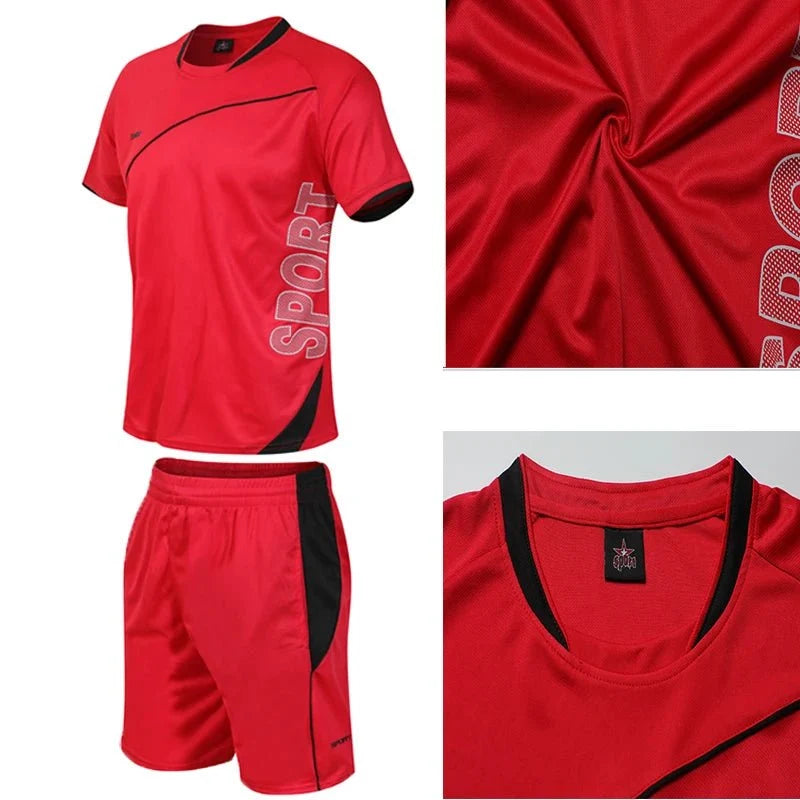 Men's 2-Piece Tracksuit – Running & Badminton Sport Set
