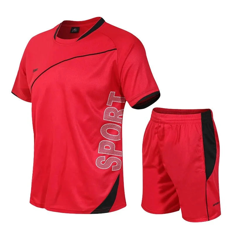 Men's 2-Piece Tracksuit – Running & Badminton Sport Set