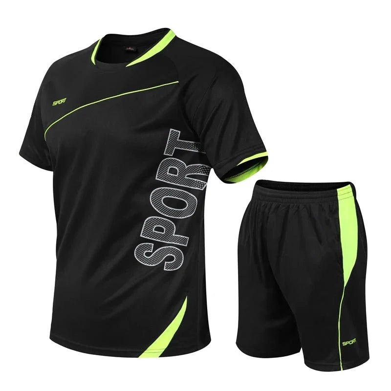 Men's 2-Piece Tracksuit – Running & Badminton Sport Set