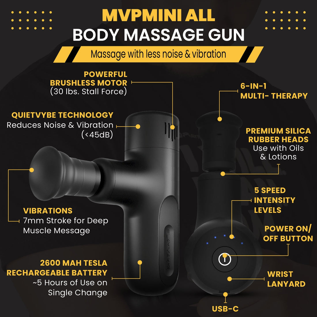 MVPmini Percussion Massage System
