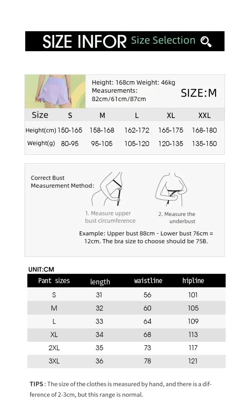 PHIGEER Women's Yoga Workout Shorts