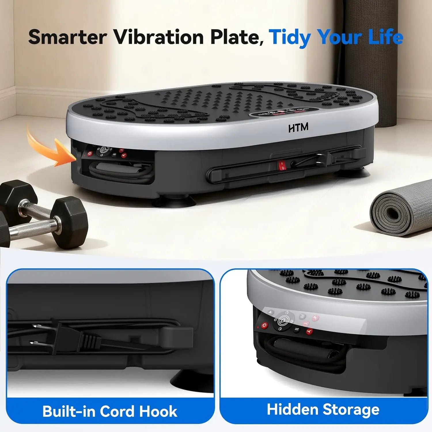 Vibration Plate Exercise Machine with 9 Programs