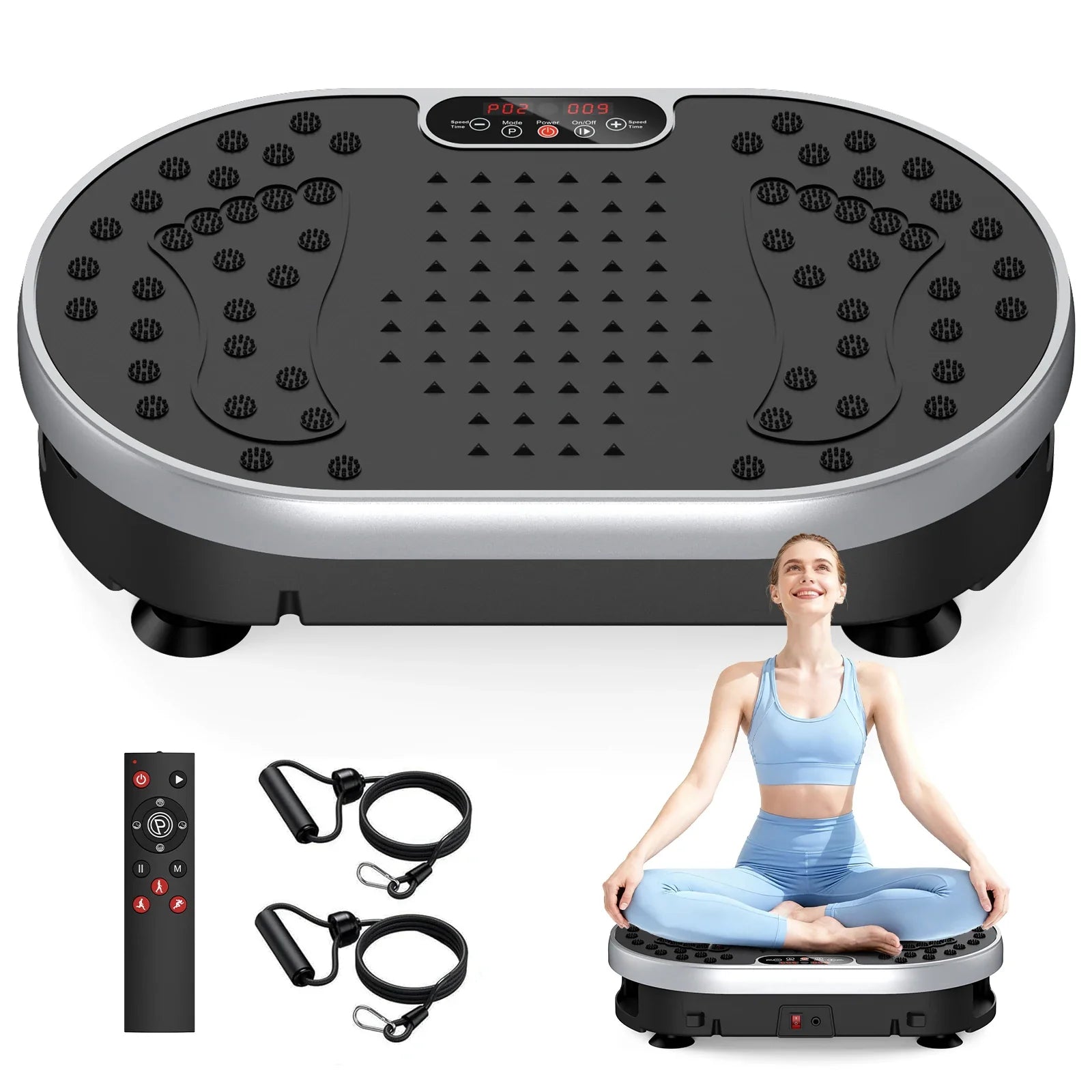 Vibration Plate Exercise Machine with 9 Programs