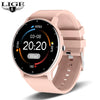 LIGE Smart Watch Women Men Full Touch Screen Bluetooth 5.2 Call Waterproof Watches Sports Fitness Tracker Factory IP67 ZL02 New