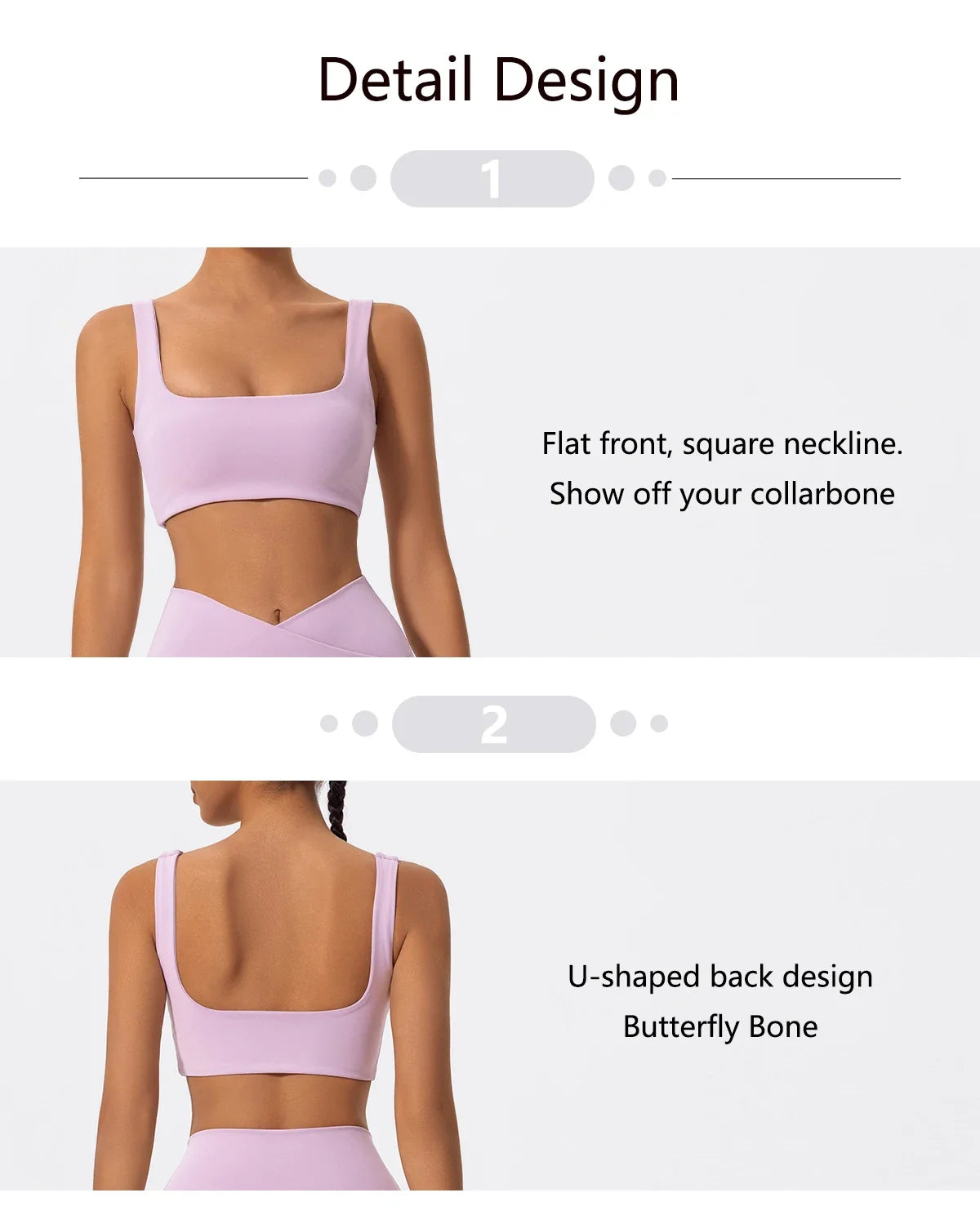 Hearuisavy High-Impact Sports Bra
