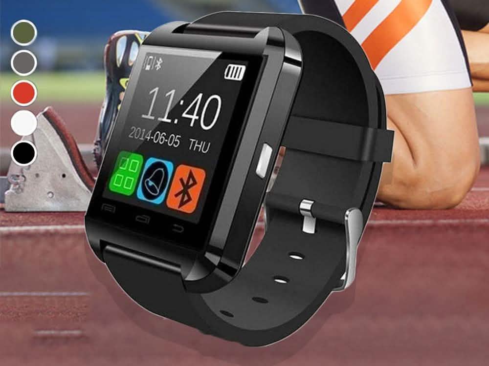 Bluetooth Smartwatch with Pedometer & Sleep Tracking