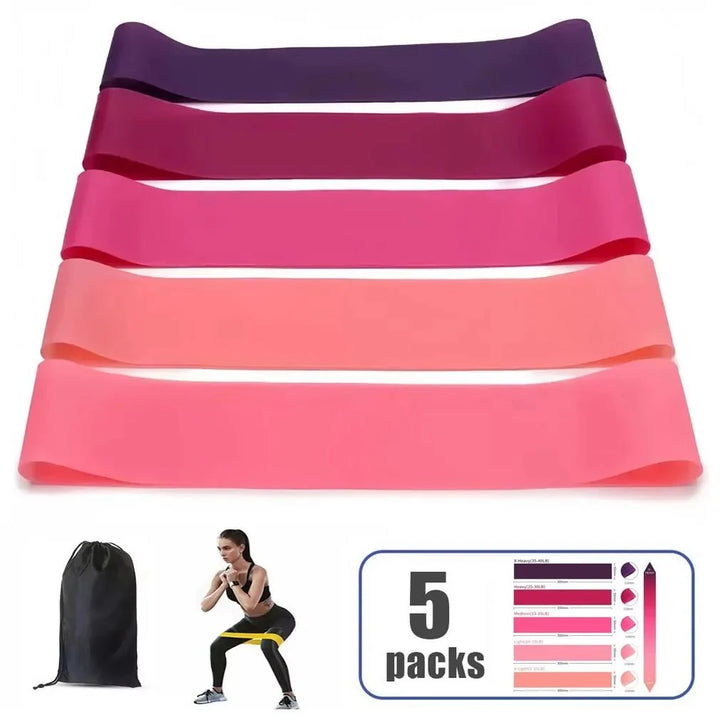 Fitness Resistance Bands Set – Elastic Strength Bands