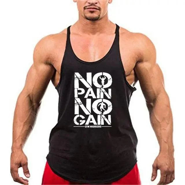 Men's Cotton Bodybuilding Stringer Tank Top
