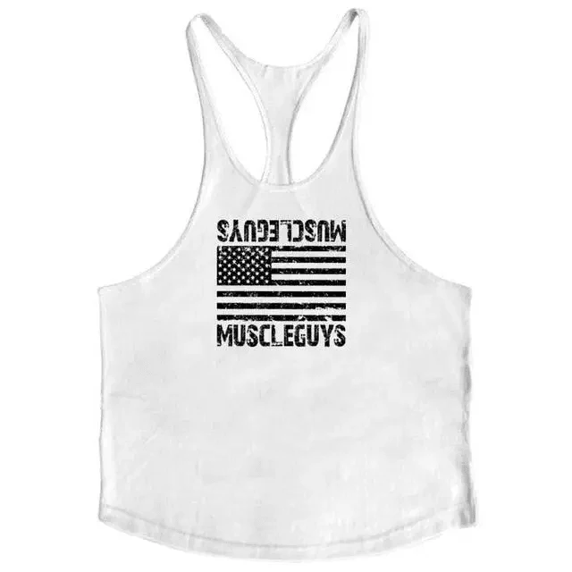 Men's Cotton Bodybuilding Stringer Tank Top