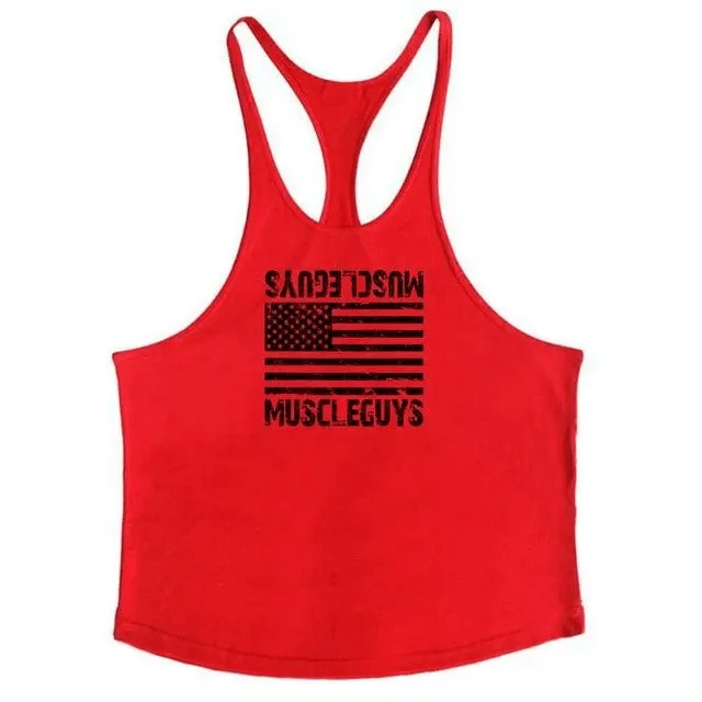 Men's Cotton Bodybuilding Stringer Tank Top