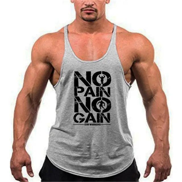 Men's Cotton Bodybuilding Stringer Tank Top
