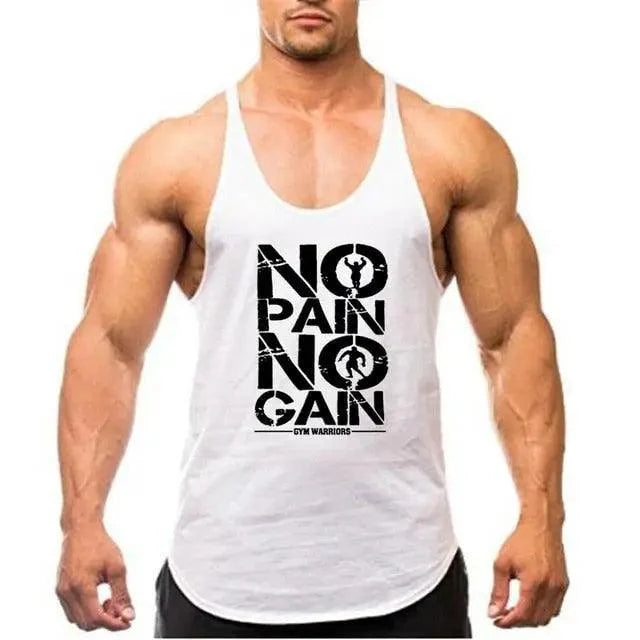 Men's Cotton Bodybuilding Stringer Tank Top