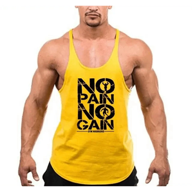 Men's Cotton Bodybuilding Stringer Tank Top