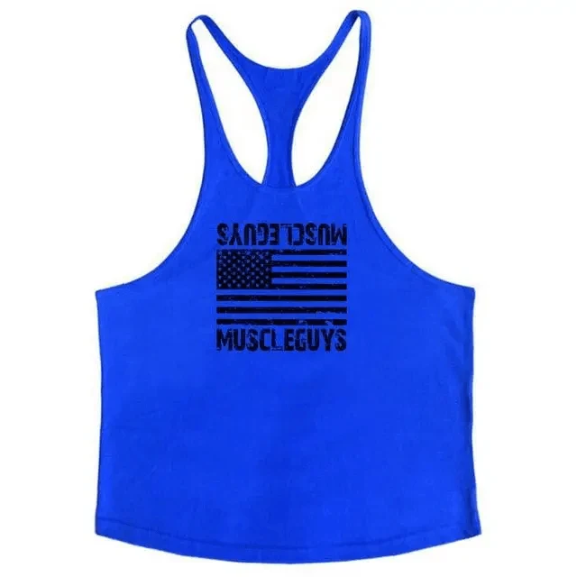 Men's Cotton Bodybuilding Stringer Tank Top