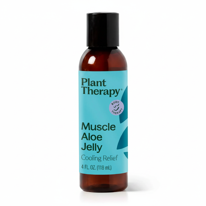 Plant Therapy Muscle Aloe Jelly – Cooling Relief, 4 fl oz