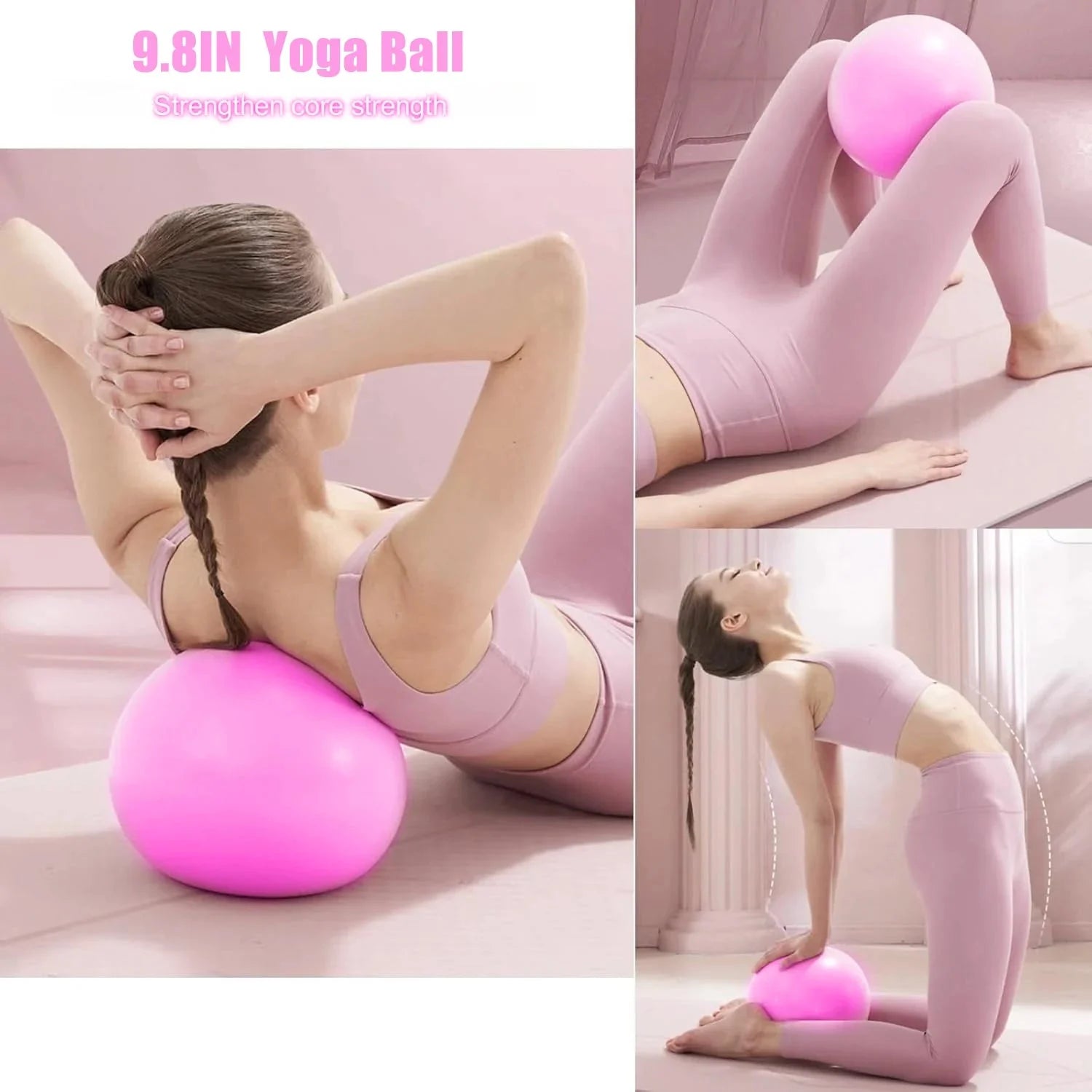 Pilates Ball & Ring Set – 7-Piece Core Kit